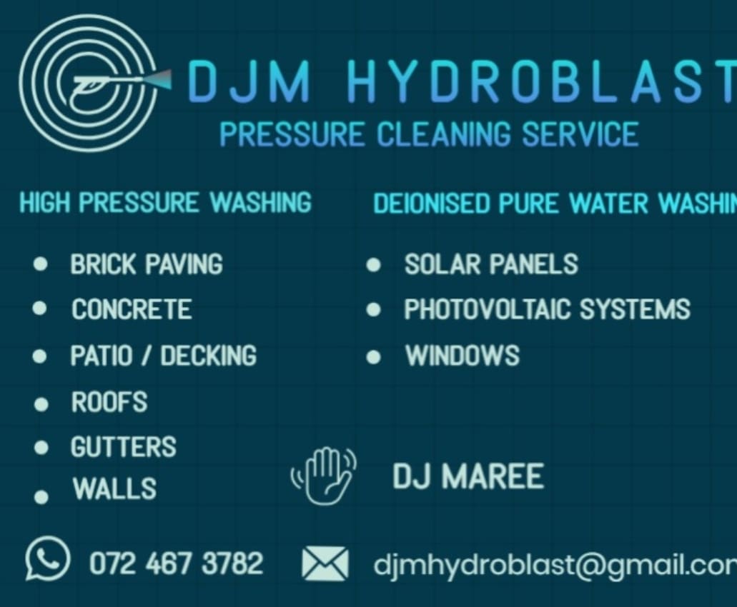 DJM Hydroblast – pressure cleaning service