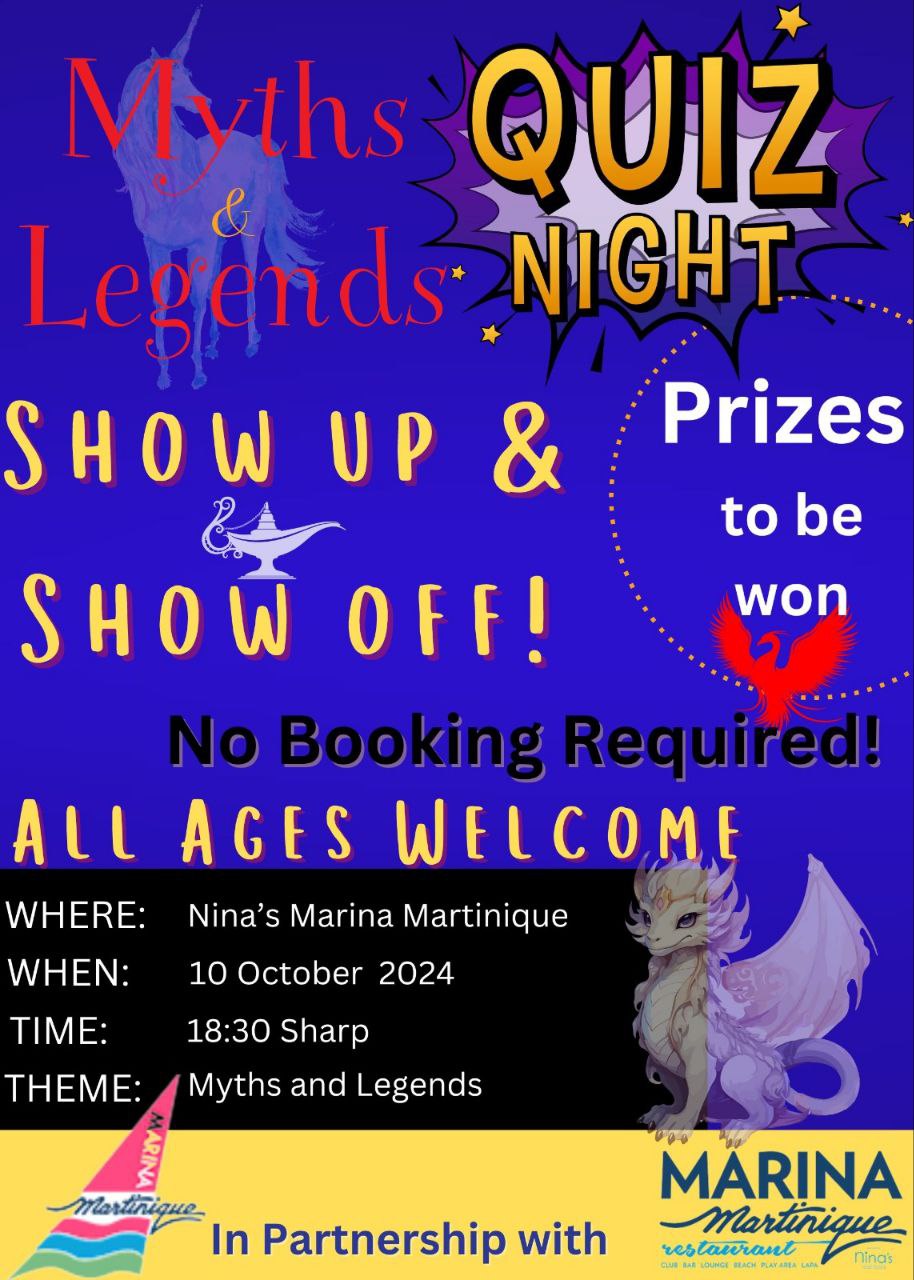 Myths & Legends Quiz Night