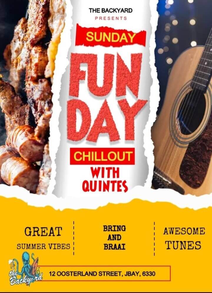 Sunday Funday - Bring & Braai - Quintes Live