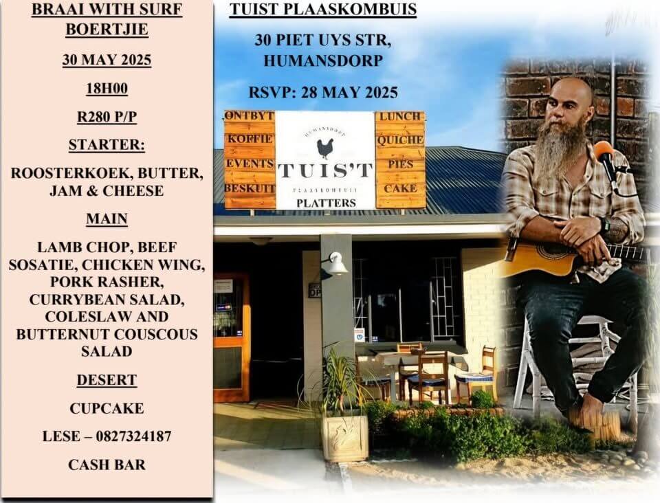 Braai with Surf Boertjie