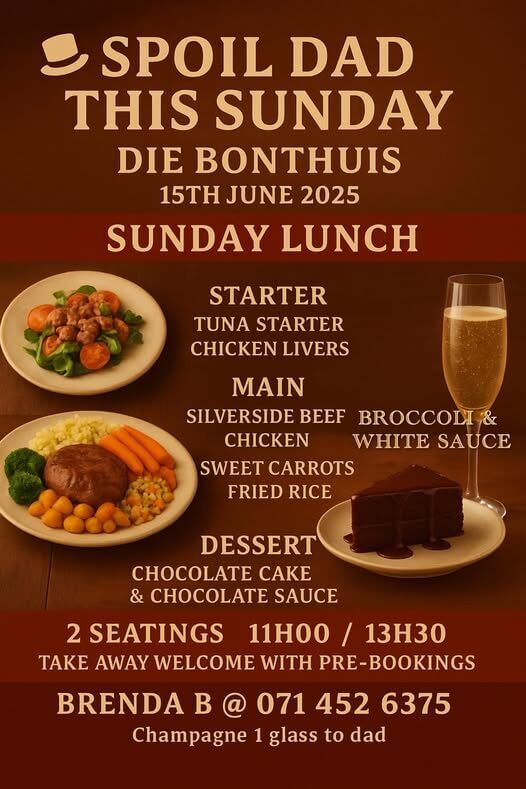 Father’s Day Sunday Lunch