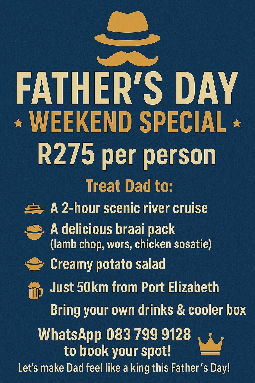 Father’s Day Braai Cruise