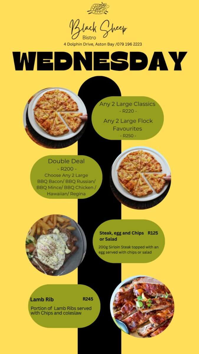 Black Sheep Bistro - Wednesday Specials